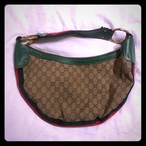 Gucci shoulder hobo bag!!